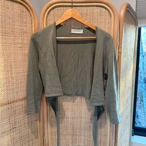 Shaina Mote Elsa Wrap Top in Sage